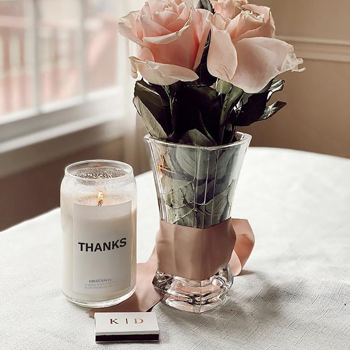 Candele Woodwick Milky in ceramica personalizzata organica M&Scent, contenitore per candele