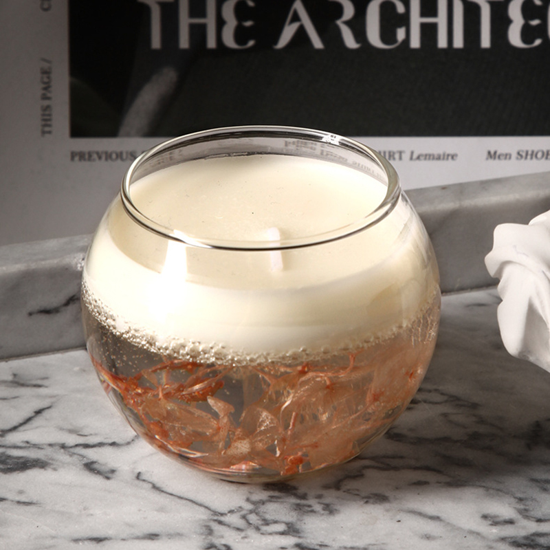 Candela profumata di soia alla citronella di alta qualità M&Scent in vetro