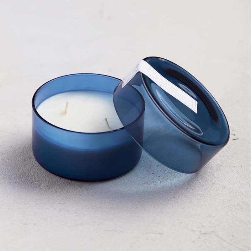 Candele di lusso con piccola etichetta privata personalizzata per rilassare il profumo delle candele con coperchio