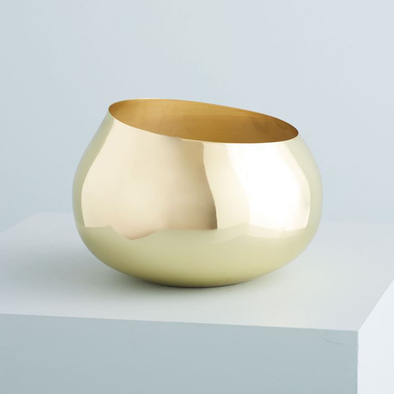 Candele profumate rotonde in metallo angolato con etichetta privata di lusso a colori all'ingrosso