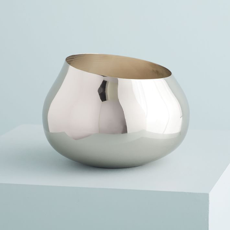 Candele profumate rotonde in metallo angolato con etichetta privata di lusso a colori all'ingrosso