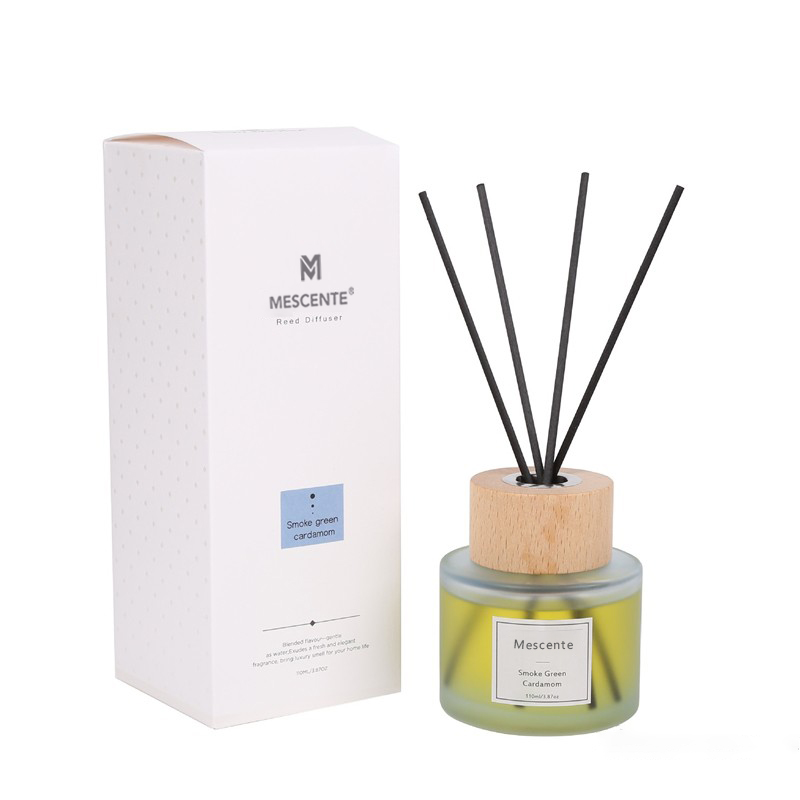 Diffusore a lamella in vetro con etichetta privata di lusso all'ingrosso M&Scent con tappo