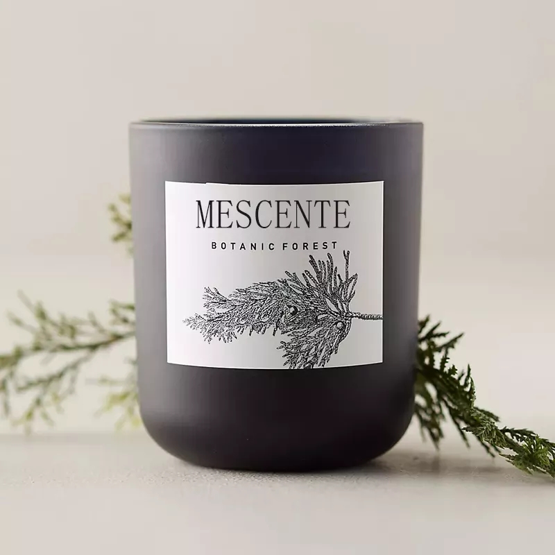 Candele profumate di cera di soia di cristallo naturale di aromaterapia di lusso con marchio privato all'ingrosso per la decorazione di nozze