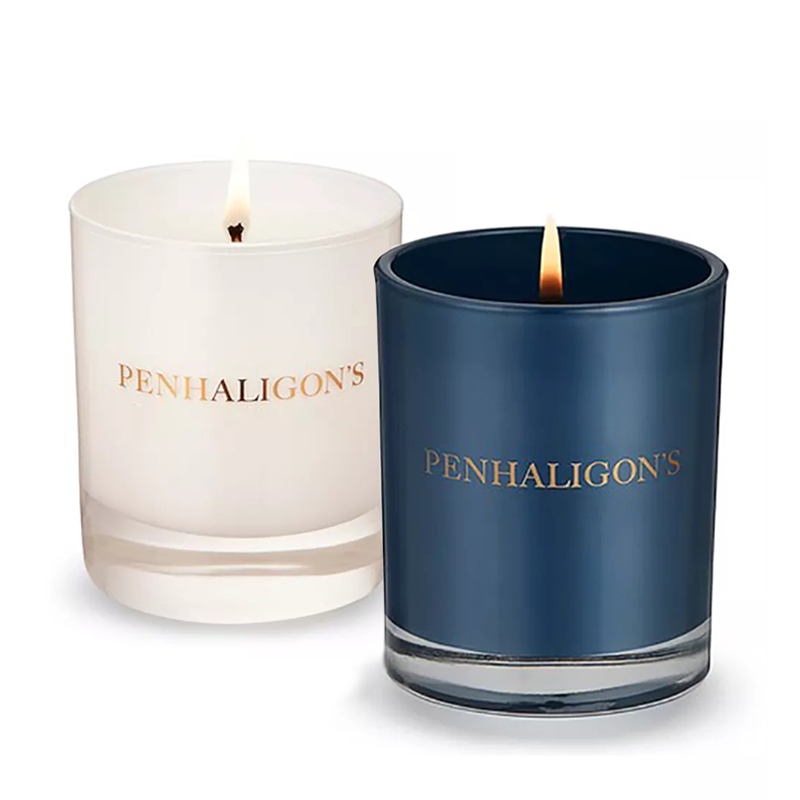 Candele profumate per aromaterapia con cera di soia profumata di cristallo di guarigione spirituale di lusso all'ingrosso con etichetta privata