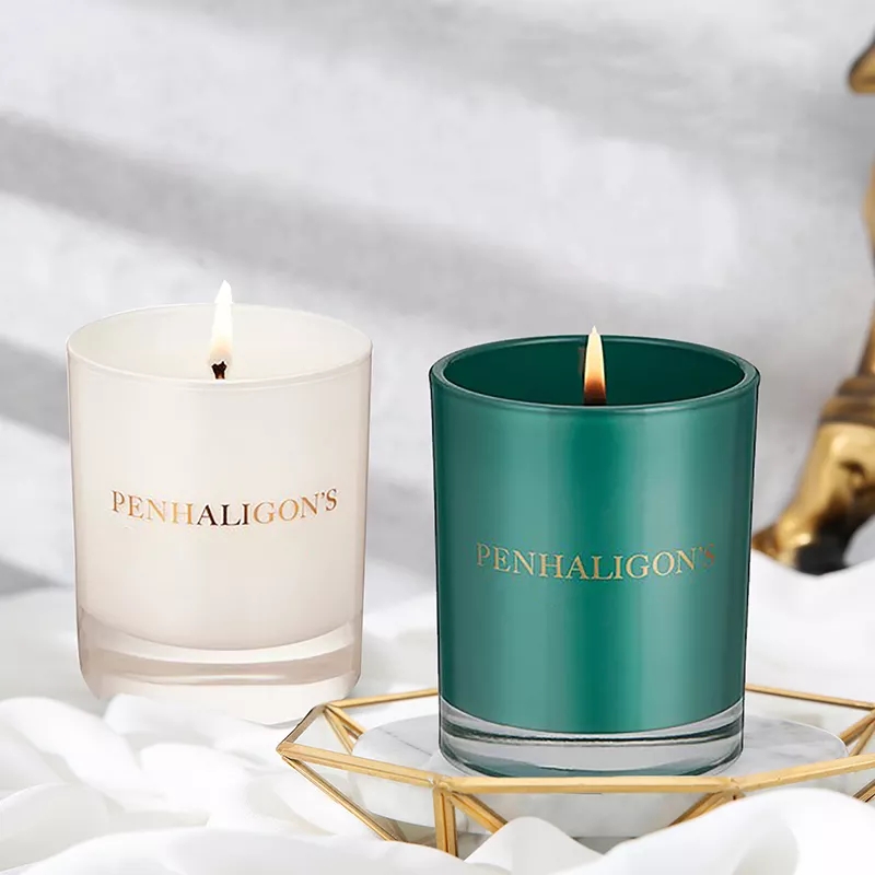 Candele profumate per aromaterapia con cera di soia profumata di cristallo di guarigione spirituale di lusso all'ingrosso con etichetta privata