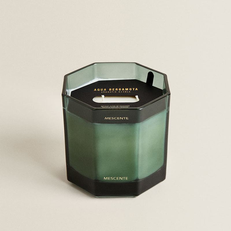 Candele profumate in cera di soia naturale con barattolo di vetro con etichetta privata M&Scent Custom Factory