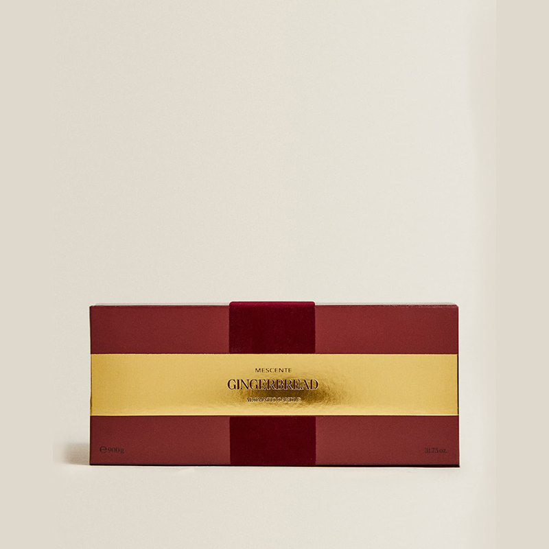 Candele M&Scent Custom Luxury a 3 stoppini Candela profumata in vetro nero opaco con etichetta privata personalizzata