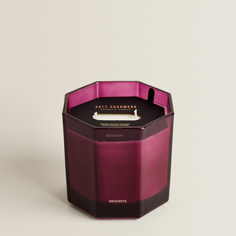 Candele profumate natalizie di lusso M&Scent Candele di cera di soia con aroma di aromaterapia in confezione regalo in barattolo di vetro nero