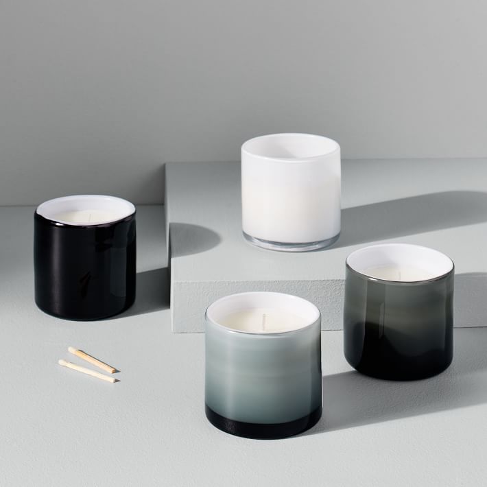 Candele profumate con supporto in vetro per imballaggio decorativo personalizzato di lusso all'ingrosso