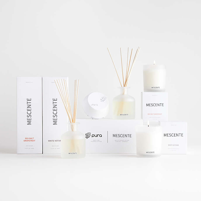 Set regalo con diffusore di aromi a bastoncini di lusso con etichetta privata M&Scent con scatola