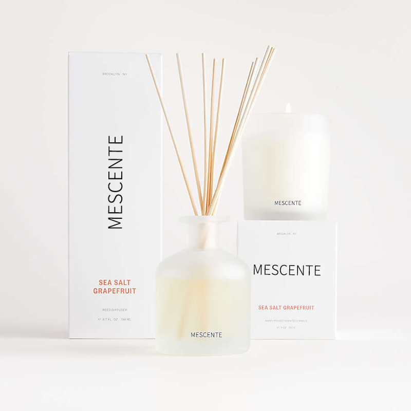 Set regalo con diffusore di aromi a bastoncini di lusso con etichetta privata M&Scent con scatola