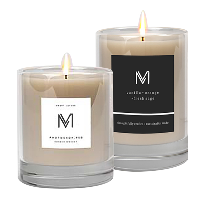 M&Scent fabbrica all'ingrosso direttamente candele profumate di cera di soia con marchio privato di lusso con scatola sfusa