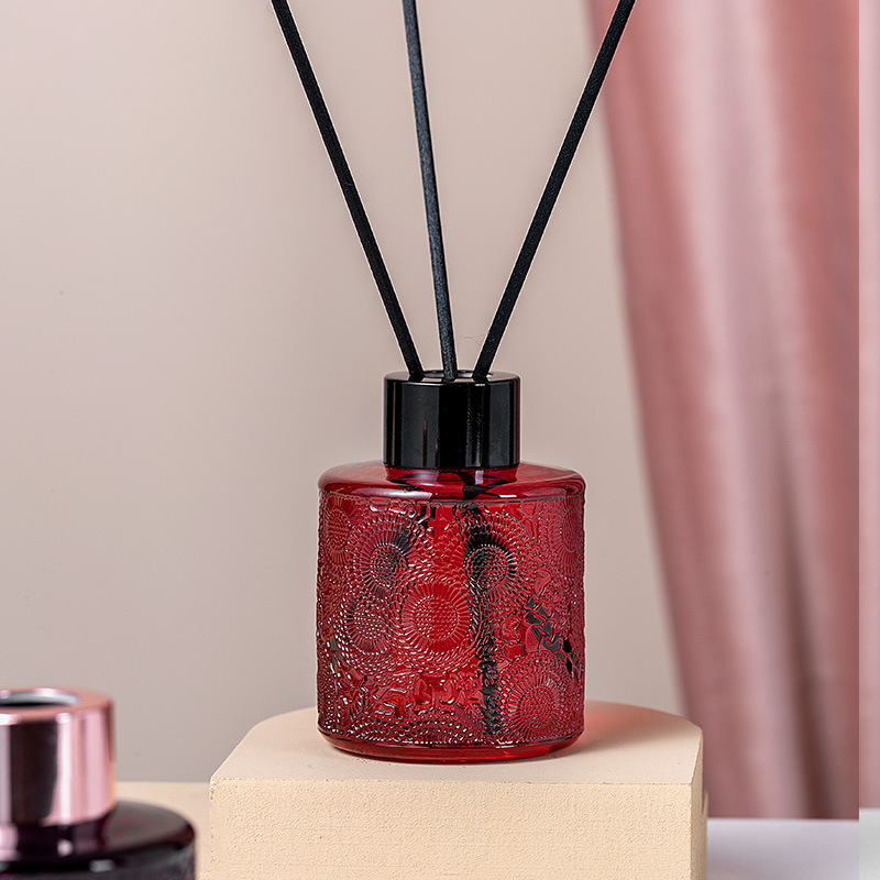 Bottiglia per diffusore a bastoncini con etichetta privata M&Scent con confezione regalo, diffusore a bastoncini di lusso