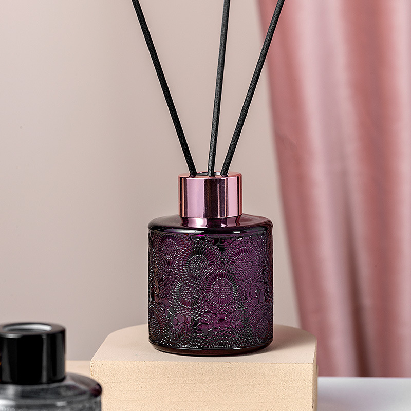 Bottiglia per diffusore a bastoncini con etichetta privata M&Scent con confezione regalo, diffusore a bastoncini di lusso