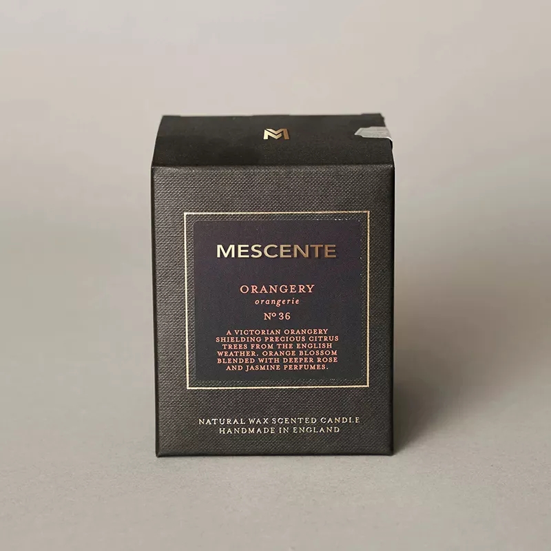 M&Scent all'ingrosso nuova candela di soia profumata Kerzen con etichetta privata personalizzata di lusso in vasetti di cristallo di Natale con coperchio