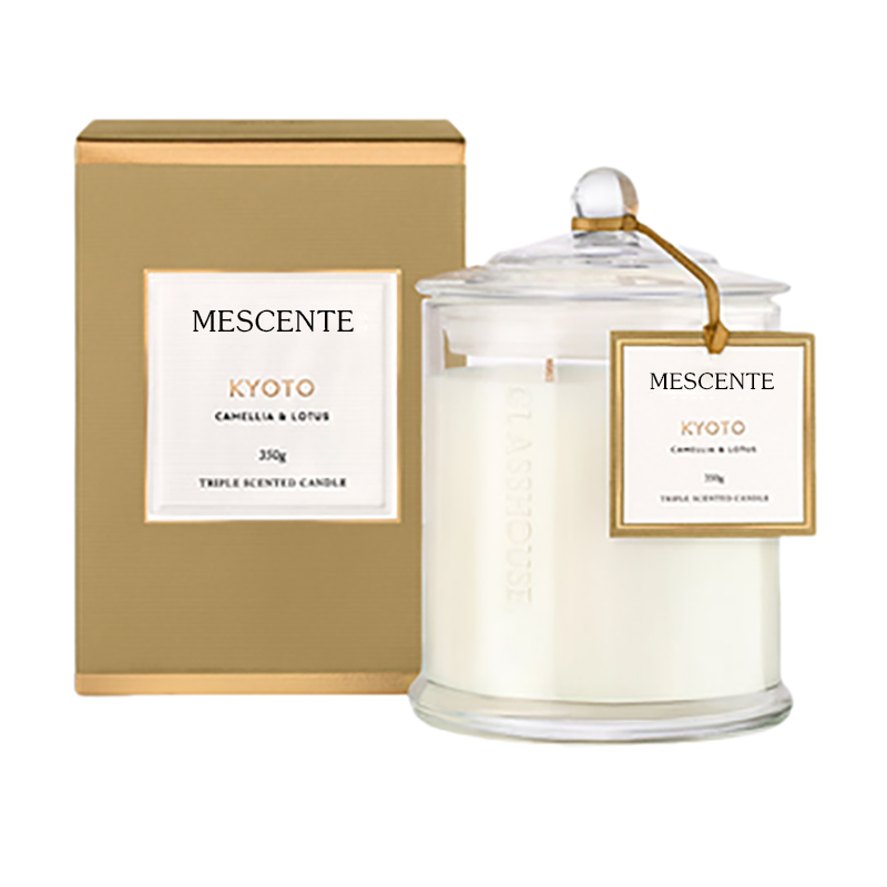 M&Scent Candele di soia profumate in barattolo a cupola di Natale personalizzate di lusso all'ingrosso con etichetta privata con coperchio