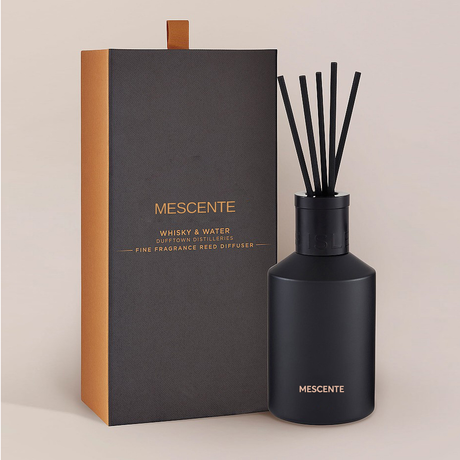 Decorazione Oem Scatola stampata 20ml Quadrato in ceramica Vranjes Tappo in legno Casa Profumo Aroma Diffusore a lamella Olio
