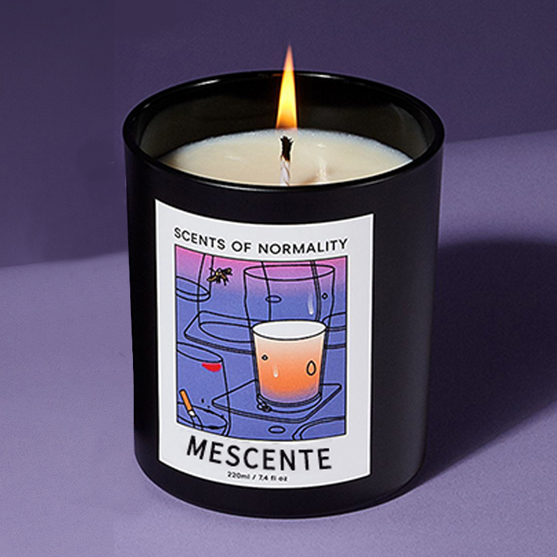 M&Scent Candele di cera di soia con profumo di aroma di cristallo di Natale fatto a mano con etichetta privata personalizzata di lusso all'ingrosso