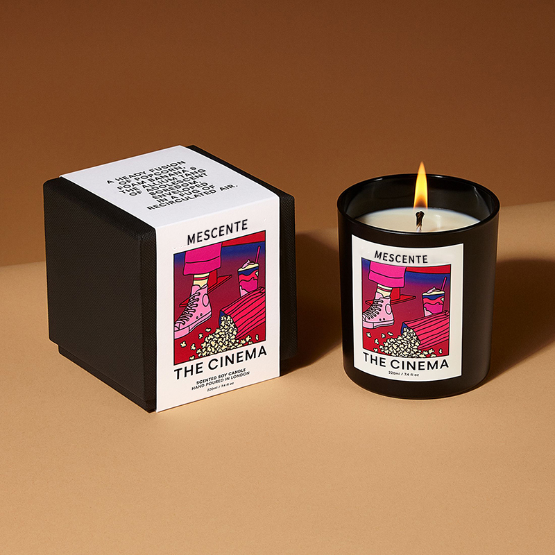 M&Scent Candele di cera di soia con profumo di aroma di cristallo di Natale fatto a mano con etichetta privata personalizzata di lusso all'ingrosso