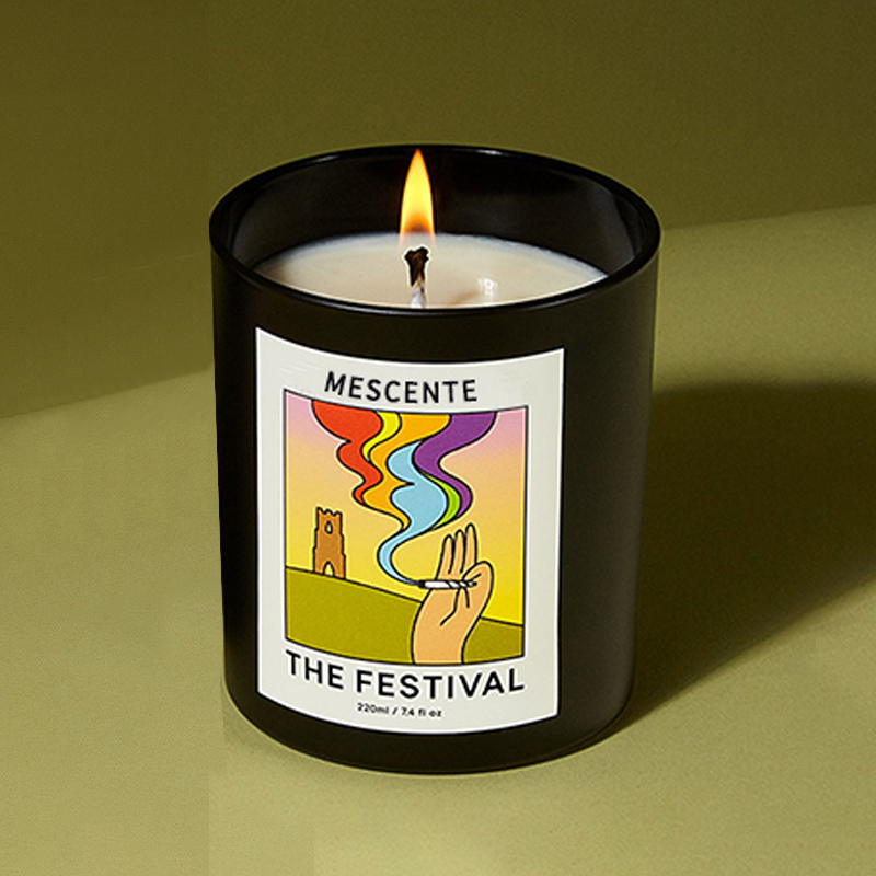 M&Scent Candele di cera di soia con profumo di aroma di cristallo di Natale fatto a mano con etichetta privata personalizzata di lusso all'ingrosso