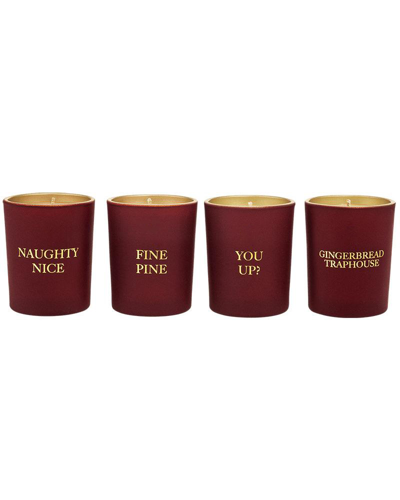 Set regalo di candele profumate aromatiche per decorazioni per la casa di lusso con etichetta privata M&Scent, set da 4