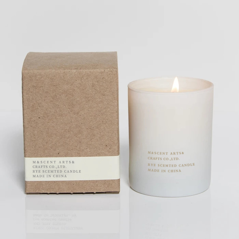 M&Scent Candele all'olio essenziale profumate per aromaterapia con stoppino in legno bianco un marchio privato a buon mercato all'ingrosso