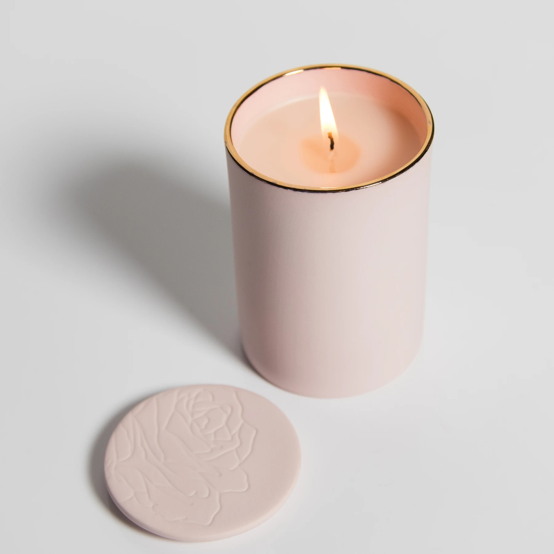 Set regalo di candele profumate a olio profumate economiche con portabicchieri di lusso all'ingrosso M&Scent con logo