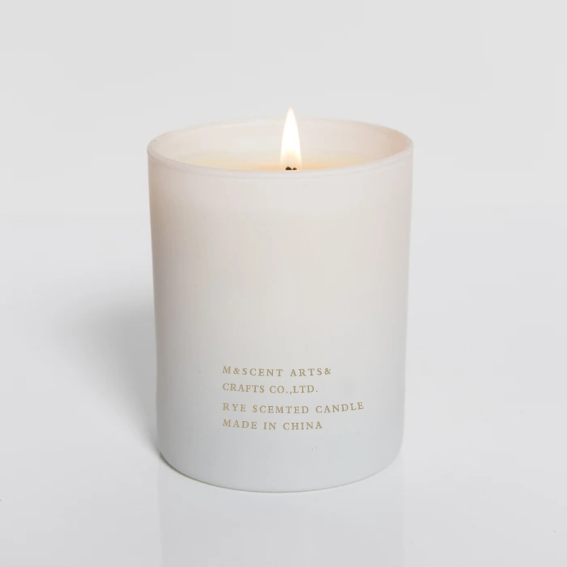 M&Scent Candele all'olio essenziale profumate per aromaterapia con stoppino in legno bianco un marchio privato a buon mercato all'ingrosso