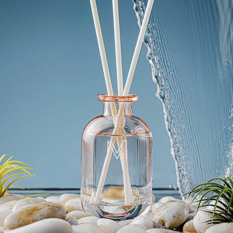 Vendita all'ingrosso Hotel Big Porcelaine Flower Tatakan in porcellana di lusso per diffusore a bastoncini in rattan con bastoncini