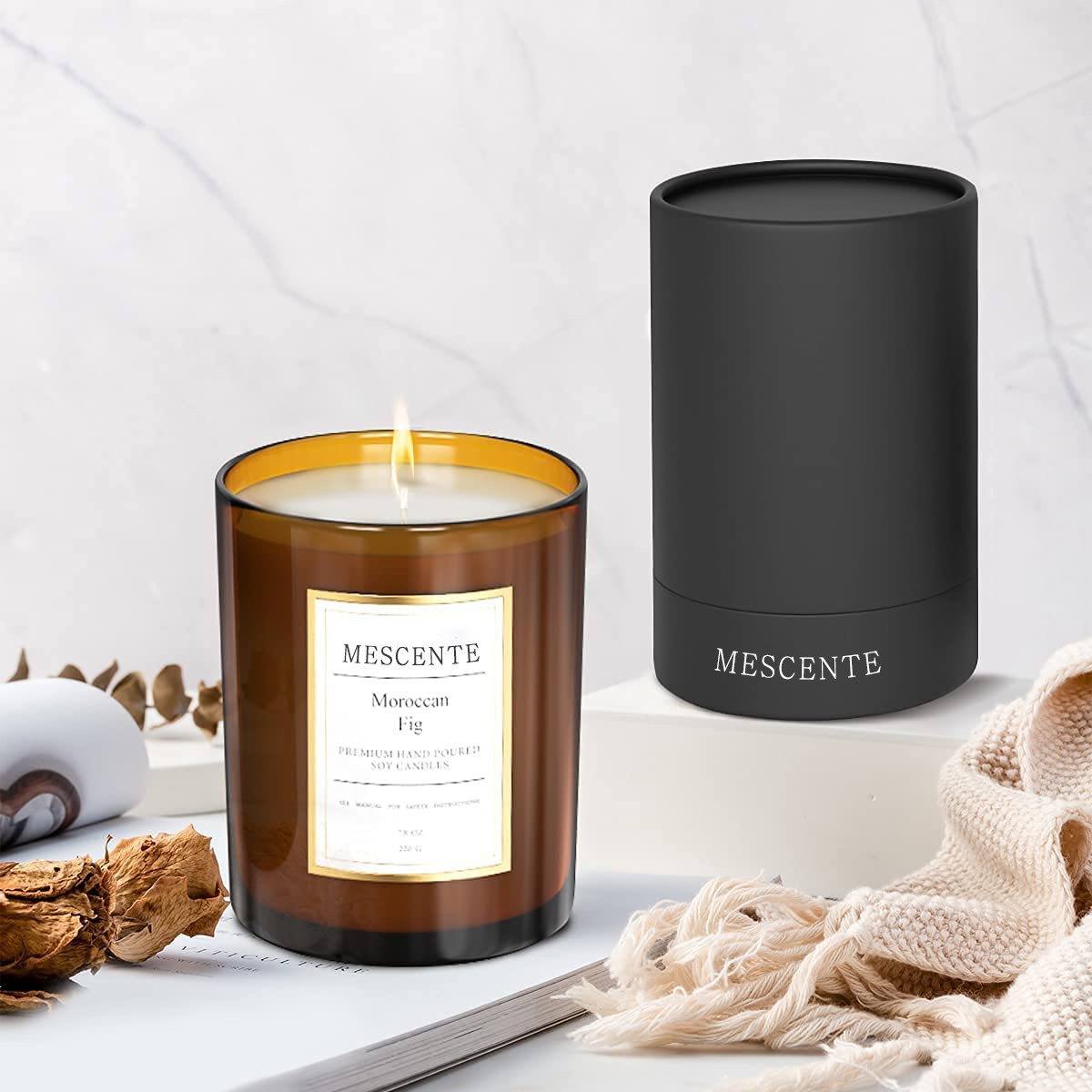 M&Scent set regalo di candele profumate in cera di soia profumate con etichetta privata di lusso per ordini all'ingrosso all'ingrosso