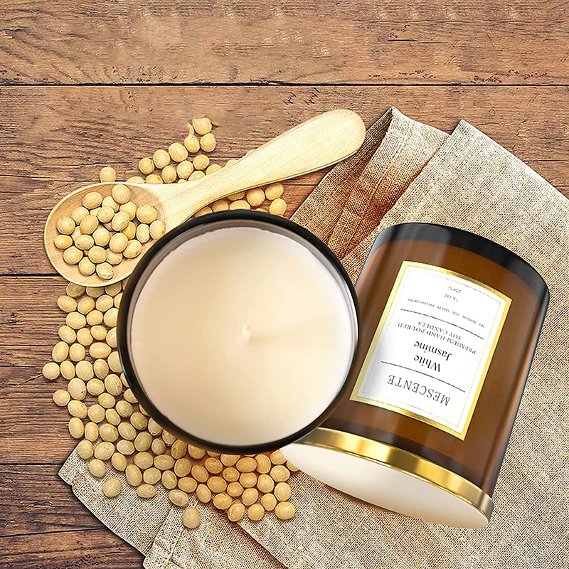 M&Scent set regalo di candele profumate in cera di soia profumate con etichetta privata di lusso per ordini all'ingrosso all'ingrosso