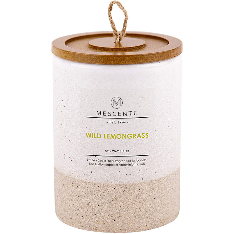 Candele profumate con portabicchieri per etichette private personalizzate M&Scent all'ingrosso con cristalli sfuse