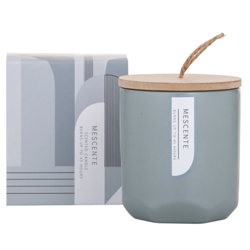 M&Scent Custom Luxury Crea il tuo produttore di candele di soia profumate con stoppino in legno in barattolo di vetro