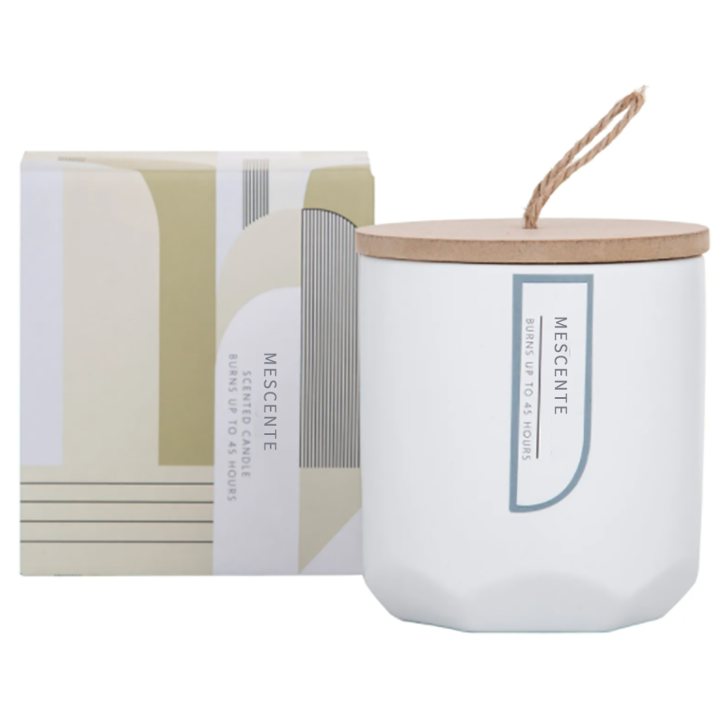 M&Scent Custom Luxury Crea il tuo produttore di candele di soia profumate con stoppino in legno in barattolo di vetro