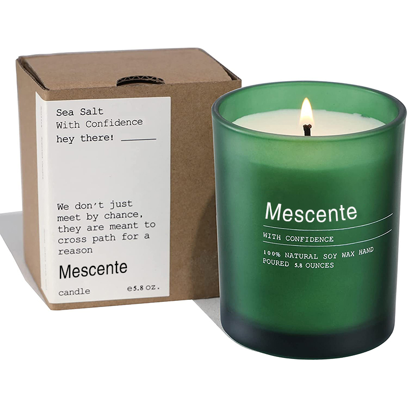 Candele profumate al gelsomino e ylang ylang con decorazioni personalizzate per matrimoni M&Scent con etichette sfuse