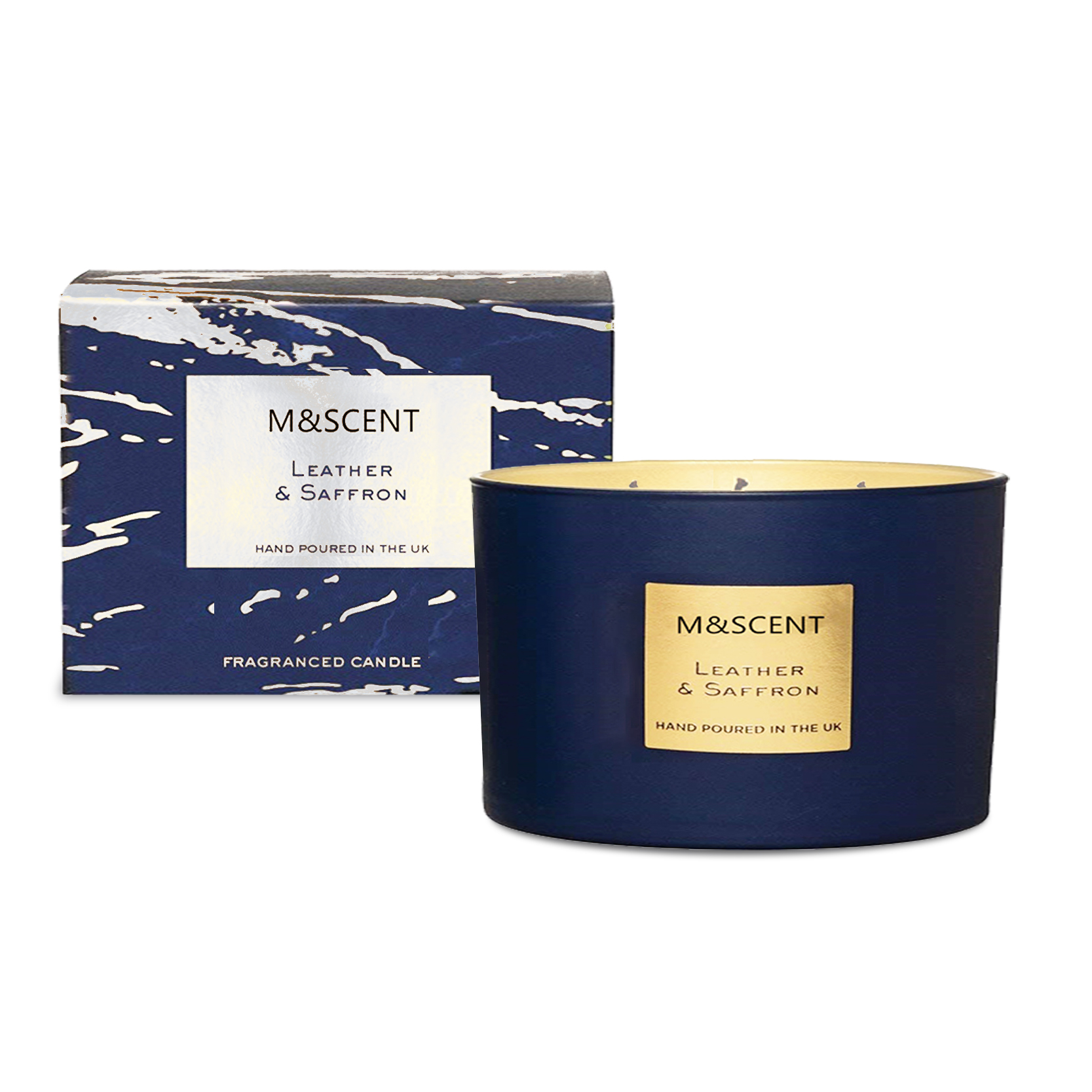 Set regalo di candele decorative per aromaterapia con 3 stoppini profumati alla palma da cocco M&Scent