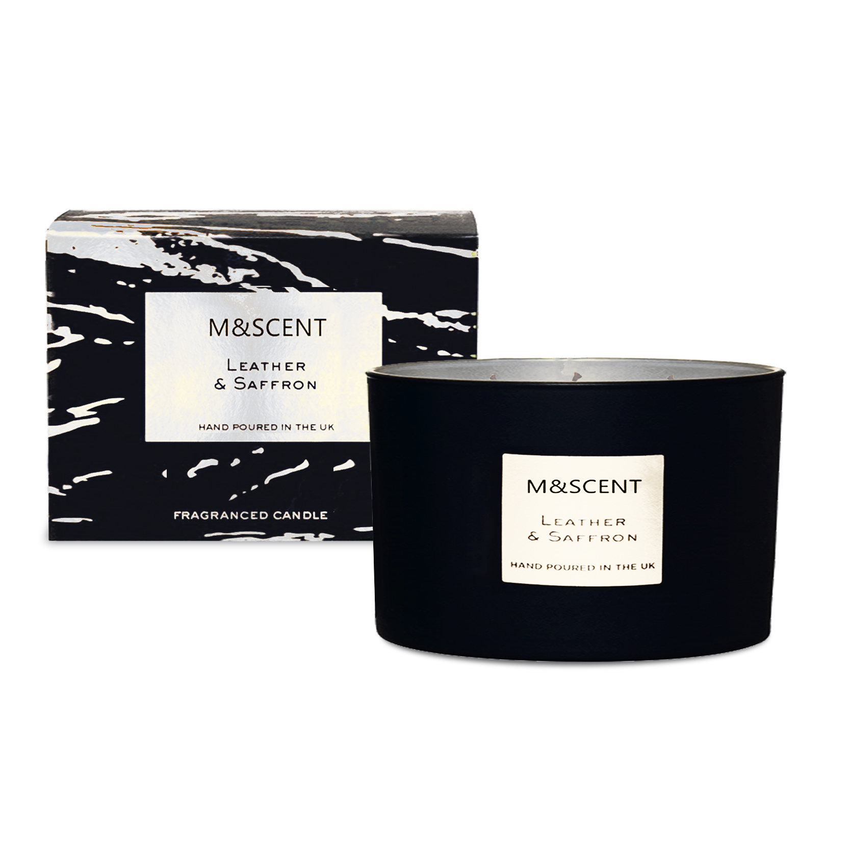 Set regalo di candele decorative per aromaterapia con 3 stoppini profumati alla palma da cocco M&Scent