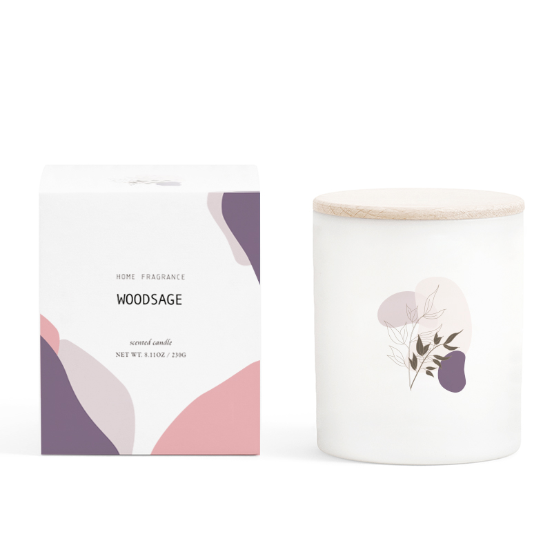 Candele di cera di paraffina di palma di lusso fatte a mano all'ingrosso di M&Scent con etichetta privata