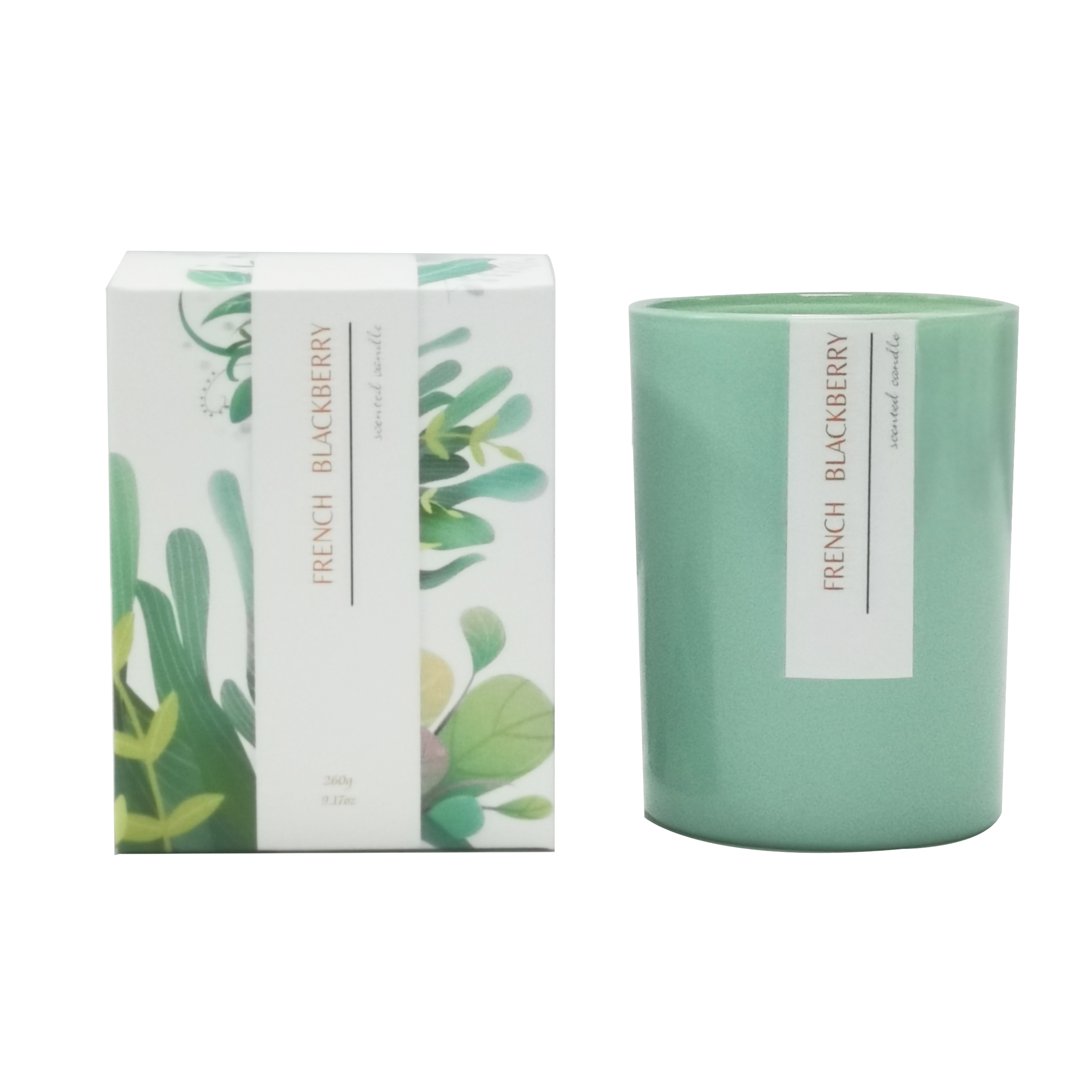 Candele di palma profumate scaldacandele al cocco con etichetta privata personalizzata M&Scent con logo