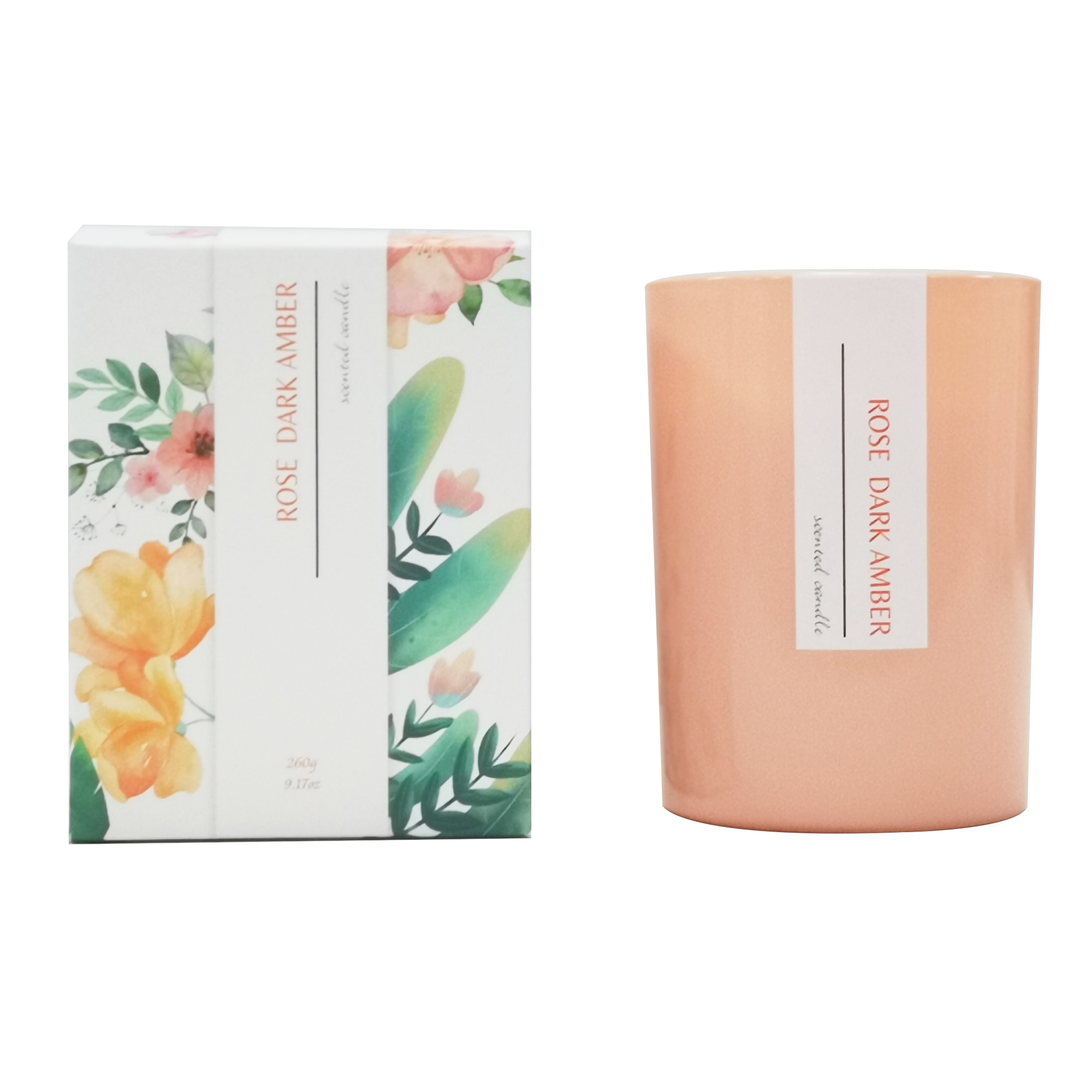 Candele di palma profumate scaldacandele al cocco con etichetta privata personalizzata M&Scent con logo