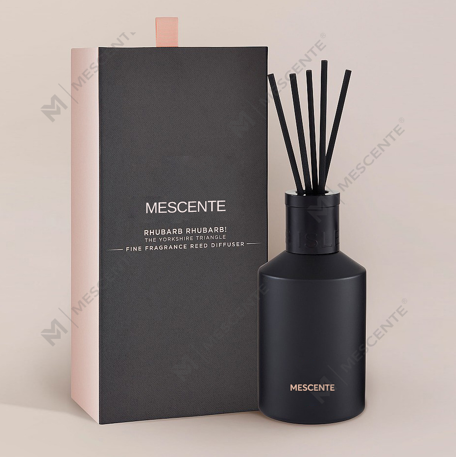 Decorazione Oem Scatola stampata 20ml Quadrato in ceramica Vranjes Tappo in legno Casa Profumo Aroma Diffusore a lamella Olio