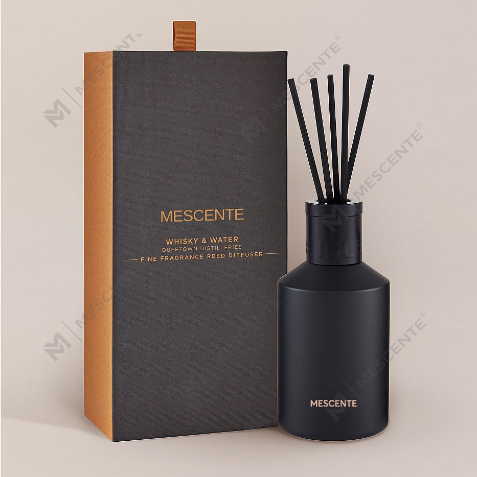 Decorazione Oem Scatola stampata 20ml Quadrato in ceramica Vranjes Tappo in legno Casa Profumo Aroma Diffusore a lamella Olio