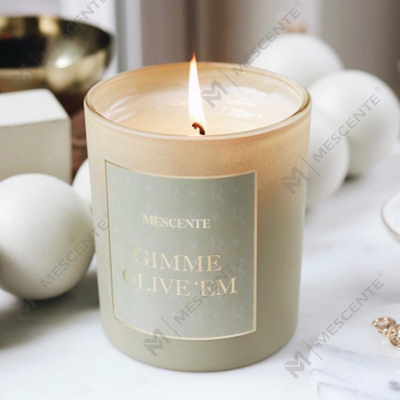 M&Scent all'ingrosso nuova candela di soia profumata Kerzen con etichetta privata personalizzata di lusso in vasetti di cristallo di Natale con coperchio