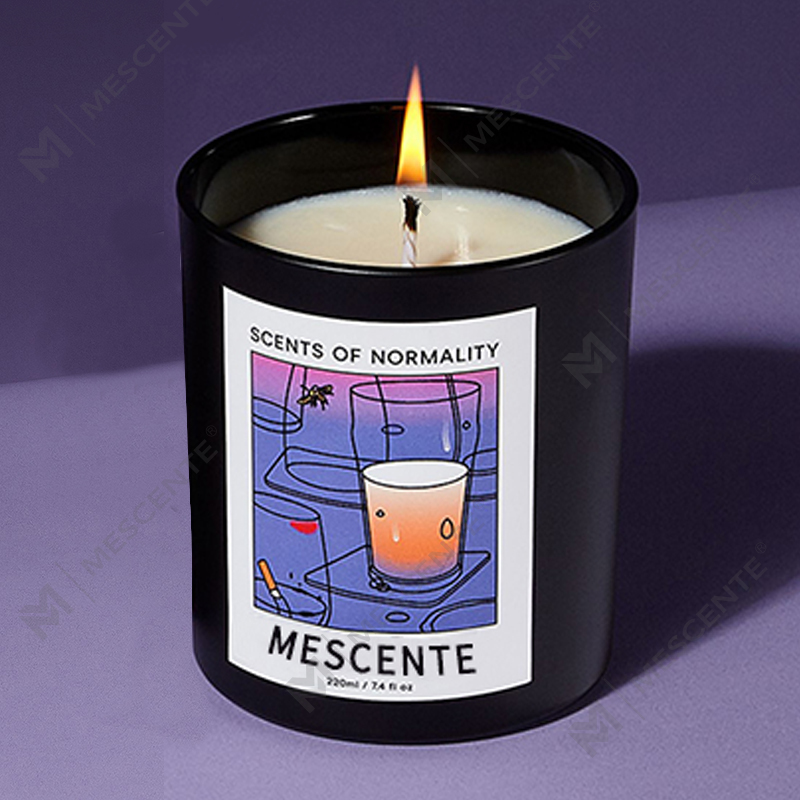 M&Scent Candele di cera di soia con profumo di aroma di cristallo di Natale fatto a mano con etichetta privata personalizzata di lusso all'ingrosso