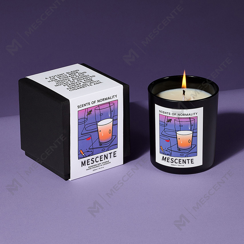M&Scent Candele di cera di soia con profumo di aroma di cristallo di Natale fatto a mano con etichetta privata personalizzata di lusso all'ingrosso