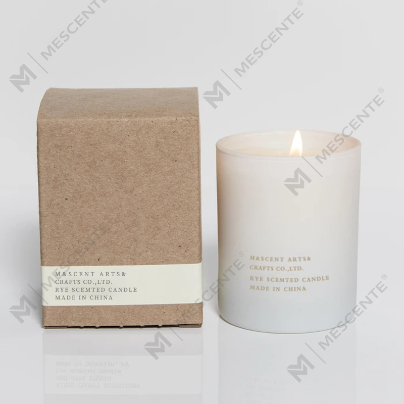 M&Scent Candele all'olio essenziale profumate per aromaterapia con stoppino in legno bianco a marchio privato a buon mercato all'ingrosso