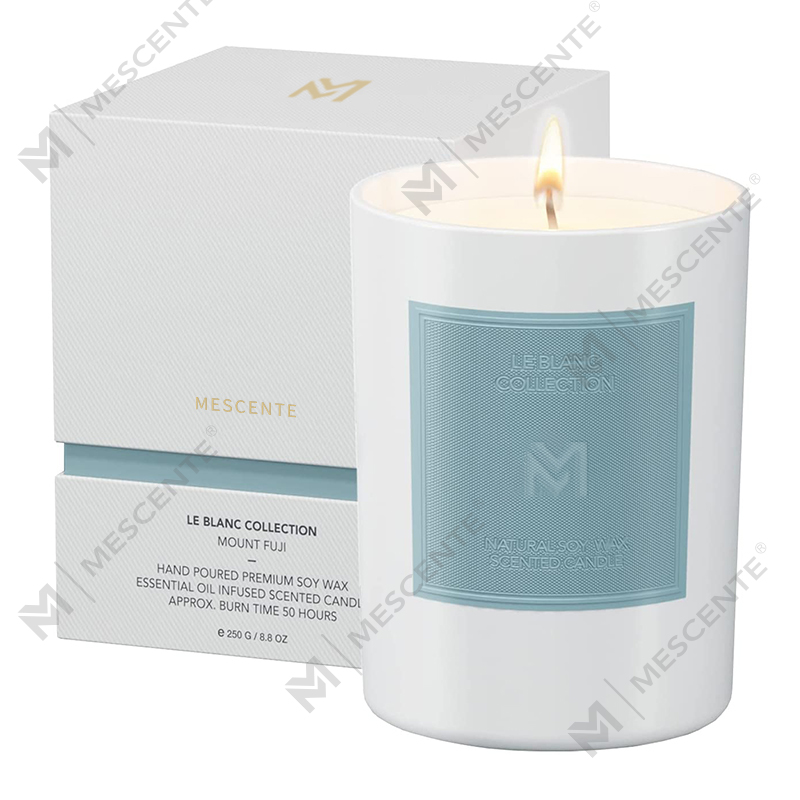 Set di candele in cera di soia per aromaterapia natalizia di lusso personalizzate all'ingrosso M&Scent