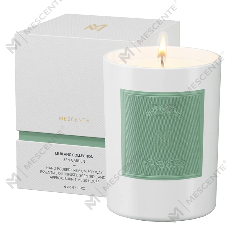 Set di candele in cera di soia per aromaterapia natalizia di lusso personalizzate all'ingrosso M&Scent