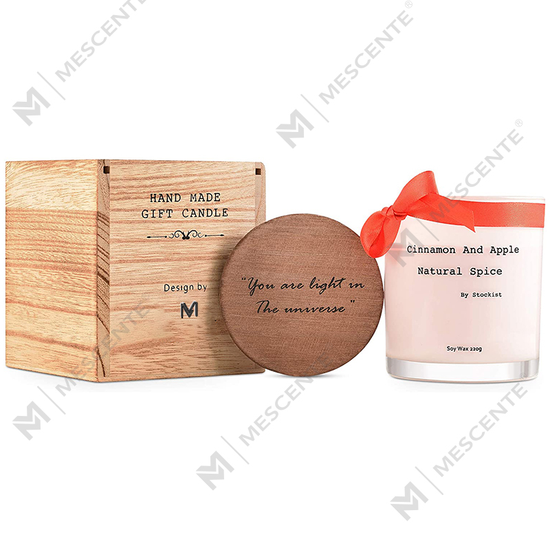 Set di candele scaldavivande profumate con etichetta privata di lusso all'ingrosso M&Scent con coperchi sfusi