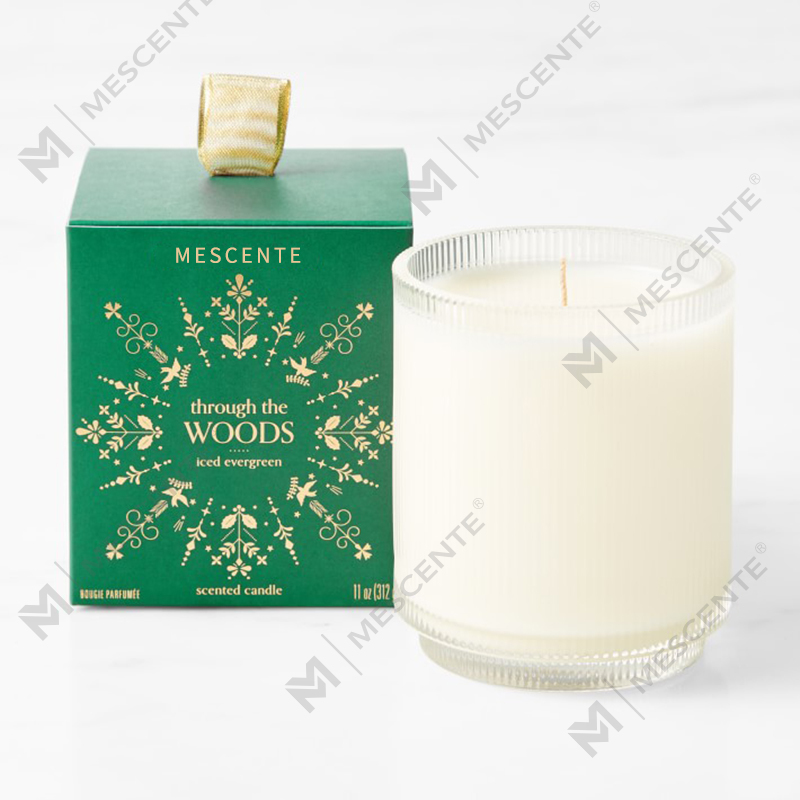 Candele di soia profumate biologiche fatte in casa con logo personalizzato M&Scent Etichetta privata in barattolo di vetro